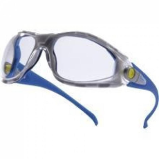 Delta Szemüveg Pacaya polikarbonát lencse állítható dőlésszögű kék szárak clear