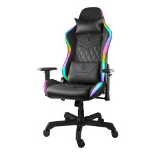 Deltaco Deltaco gaming rgb gaming chair in artificial leather, 332 different rgb positions, neck pillow, ... forgószék
