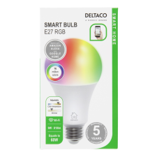 Deltaco LED izzó 9W 810lm E27 - Állítható színes izzó