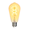 Deltaco Smart Home LED Filament Spiral izzó 5.5W 470lm 1800-6500K E27 - Hideg-Meleg fehér (SH-LFE27ST64S)