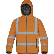 DeltaPlus Doonhv munkavédelmi jólláthatósági kabát narancs színben