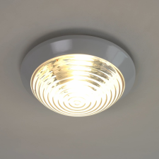 DELUX Lámpatest, kerek, világos, E27 60W, IP54 - deLux DEL306 kültéri világítás