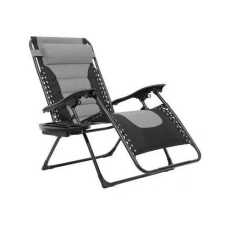 Delux Zéró gravitációs szék - szürke kerti bútor