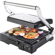 Deluxe kontaktgrill, 2000W, 3 funkció, állítható grilllap, tapadásmentes felület grillsütő