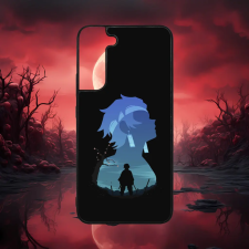  Demon Slayer  Tanjiro silhouette - Samsung tok tok és táska