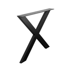 Demos Asztalláb X-alakú 710x780mm Fekete Strong bútor