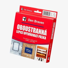 Den Braven Kétoldalas ragasztó-rögzítőszalag 19x1mmx10 m RL dobozban ragasztószalag és takarófólia