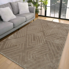  Den. Deluxy rombusz barna Puha Szőnyeg 200x290cm-hátul gumis lakástextília