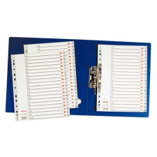 DENCKERMANN ESSELTE Regiszter, műanyag, A4, A-Z, ESSELTE, szürke regiszter és tartozékai