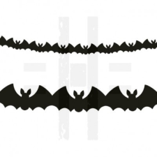  Denevér girland - 3 méter party kellék