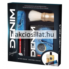 Denim Original ajándékcsomag ( borotvapamacs + after + borotvakrém ) kozmetikai ajándékcsomag