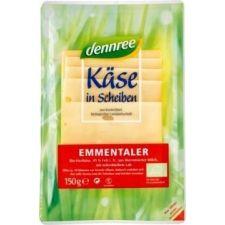 Dennree bio szeletelt emmentáli sajt 150g tejtermék