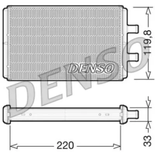 Denso Hőcserélő, belső tér fűtés DRR12007 autóalkatrész