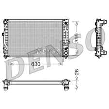 Denso hűtő, motorhűtés DRM02031 autóalkatrész