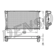 Denso hűtő, motorhűtés DRM05111 autóalkatrész