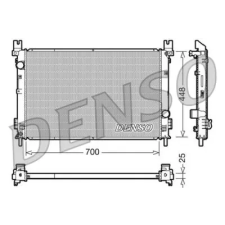 Denso hűtő, motorhűtés DRM06001 autóalkatrész