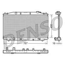 Denso hűtő, motorhűtés DRM40025 autóalkatrész