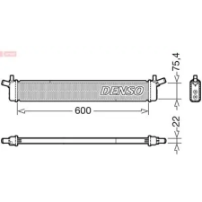 Denso hűtő, motorhűtés DRM50136 autóalkatrész