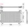 Denso kondenzátor, klíma DCN50134