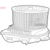 Denso Utastér-ventilátor DEA07013