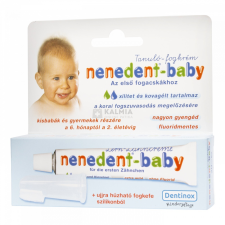 Dentinox Nenedent-Baby Tanuló-fogkrém +fogkefe készlet 20 ml fogkrém