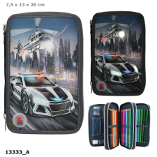 Depesche Monster Cars 3 Emeletes Töltött Tolltartó Rendőrautó LED-el tolltartó