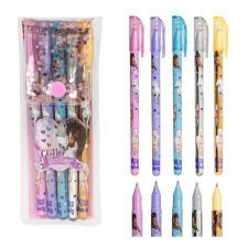 Depesche Vertrieb GmbH TOPModel glitteres zseléstollszett 5 db-os, Miss Melody (5) toll