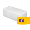 Depo Cafe hajtogatott szalvéta 32*33 cm hófehér - 1 rétegű 500 lapos (Karton - 5 csomag)
