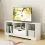Depohome TV-állvány multifunkciós médiaállvány 90x30x41 cm fehér RT09