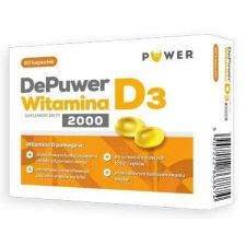 DePuwer D3-Vitamin 2000 Diéta Kiegészítő, 60 kapszula vitamin és táplálékkiegészítő