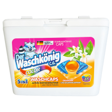 DER WASCHKÖNIG Der Waschkönig Orangen mosókapszula 35db - Színes ruhákhoz tisztító- és takarítószer, higiénia