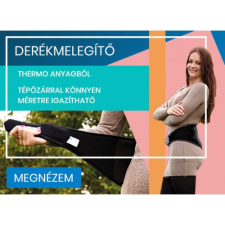 Derékmelegítő thermo gyógyászati segédeszköz