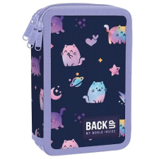 DERFORM BackUp 3 emeletes cicás tolltartó, felszerelt - Cosmic Cats tolltartó