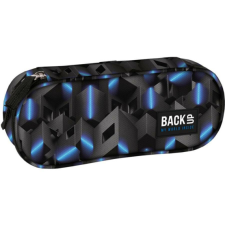 DERFORM BackUp Geometrikus ovális tolltartó - Neonos kék formák (PB6A44) tolltartó