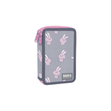 DERFORM BackUp Nyuszis felszerelt emeletes tolltartó - Pink nyuszik (PB4DW01) tolltartó