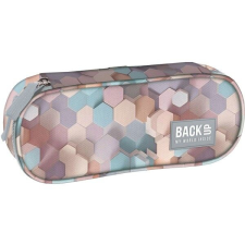 DERFORM BackUp ovális tolltartó - Pastel Hexagon tolltartó