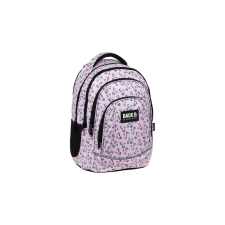 DERFORM BackUp unikornisos iskolatáska, hátizsák - 4 rekeszes - Pastel Pink iskolatáska