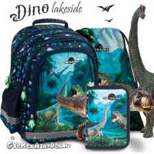 DERFORM Dinoszauruszos iskolatáska, hátizsák SZETT - Lakeside iskolatáska