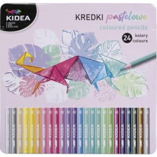 DERFORM Kidea 24 Színű Színes Ceruza Fém Dobozban - Pasztell KPTMP24KA (395994) színes ceruza