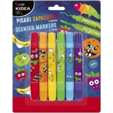 DERFORM Kidea 6 Színű Mini Kétoldalú Illatos Filctoll (475947) filctoll, marker
