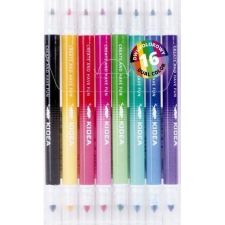 DERFORM Kidea 8 db-os 16 Színű Kétoldalú Filctoll (475904) filctoll, marker