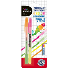 DERFORM Szövegkiemelő készlet, 2 db-os, 2/4, kétoldalú, Kidea filctoll, marker
