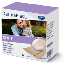 DermaPlast® SOFT sebtapasz tekercsben (6 cmx5 m; 1 db) gyógyászati segédeszköz