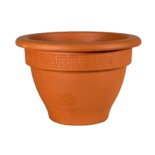 Deroma Campana harangcserép agyag 31 cm átmérő terrakotta kerti dekoráció