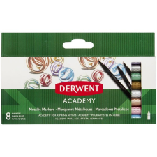 Derwent Academy 8db-os metál színű filckészlet filctoll, marker