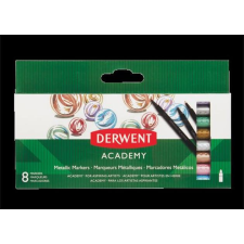 Derwent Filctoll készlet, derwent, "academy", 8 különböző metál szín 98212 filctoll, marker