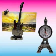  Design Eiffel ébresztőóra + gitár képkeret - Paris and music ébresztőóra