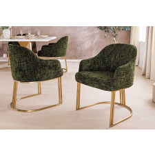  Design étkezőszék Spectacular zöld zsenília bútor