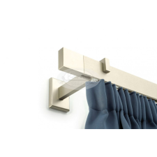  Design profilkarnis 1 sínes matt ezüst karnis, függönyrúd