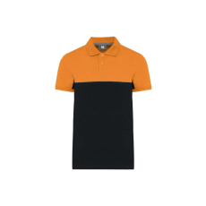 Designed To Work Designed To Work WK210 UNISEX ECO-FRIENDLY TWO-TONE SHORT SLEEVE POLO SHIRT L